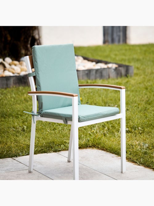 Cojín para silla de exterior MINORQUE, asiento y respaldo - Kiabi