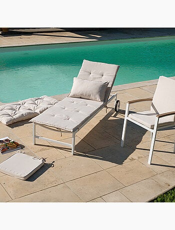 Cojín para silla de exterior tejido olefine outdoor