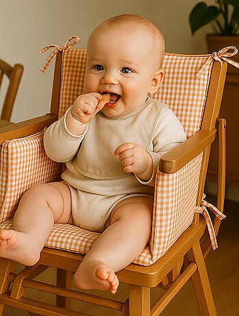 Cojín para trona de algodón orgánico