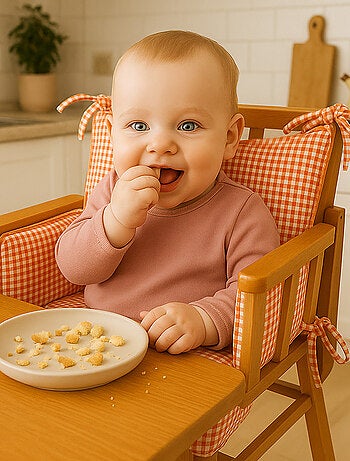Cojín para trona de algodón orgánico