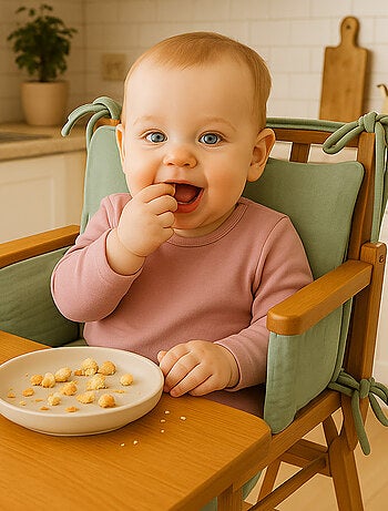Cojín para trona de algodón orgánico