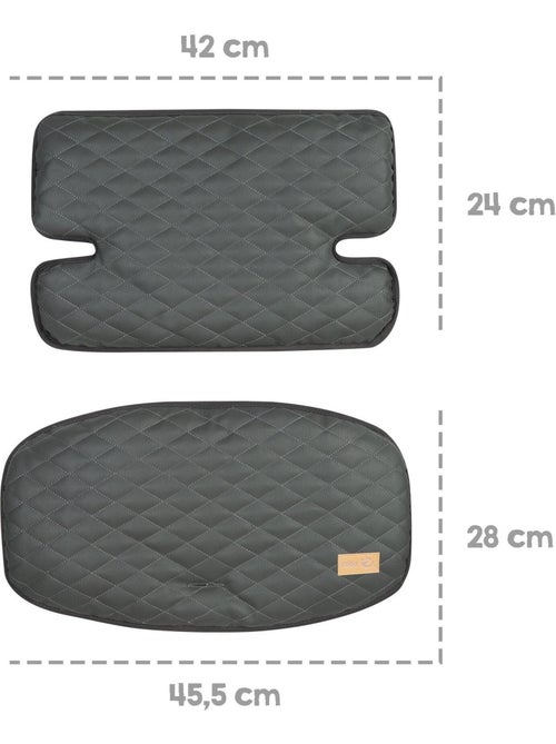 Cojín para trona evolutiva acolchado 2 piezas - en cuero PU - 'Roba luxe' - Kiabi