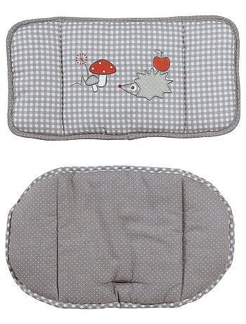 Cojín para trona evolutiva lavable en 2 piezas - diseño erizo - 'Roba adam & eule'