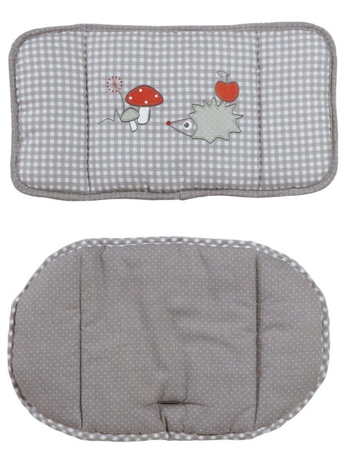 Cojín para trona evolutiva lavable en 2 piezas - diseño erizo - 'Roba adam & eule' - Kiabi