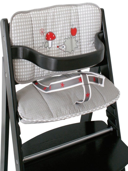 Cojín para trona evolutiva lavable en 2 piezas - diseño erizo - 'Roba adam & eule' - Kiabi