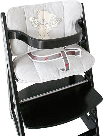 Cojín para trona evolutiva lavable en 2 piezas - diseño oso - 'Roba heartbreaker'