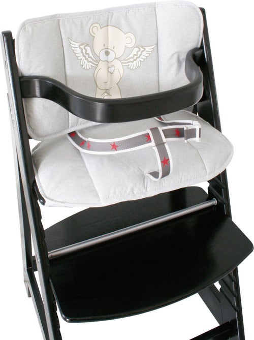 Cojín para trona evolutiva lavable en 2 piezas - diseño oso - 'Roba heartbreaker' - Kiabi
