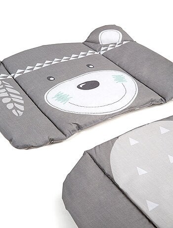 Cojín para trona evolutiva lavable en 2 piezas - diseño oso indio - 'Roba indibaer'