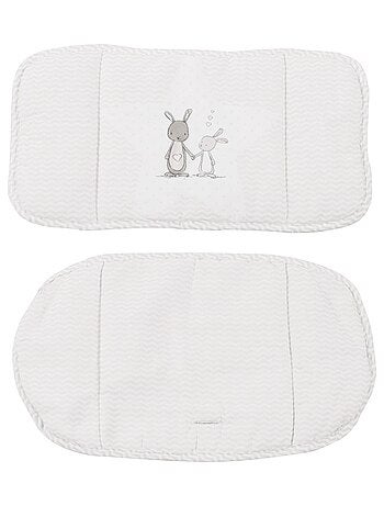 Cojín para trona evolutiva lavable en 2 piezas 'Roba fox & bunny'