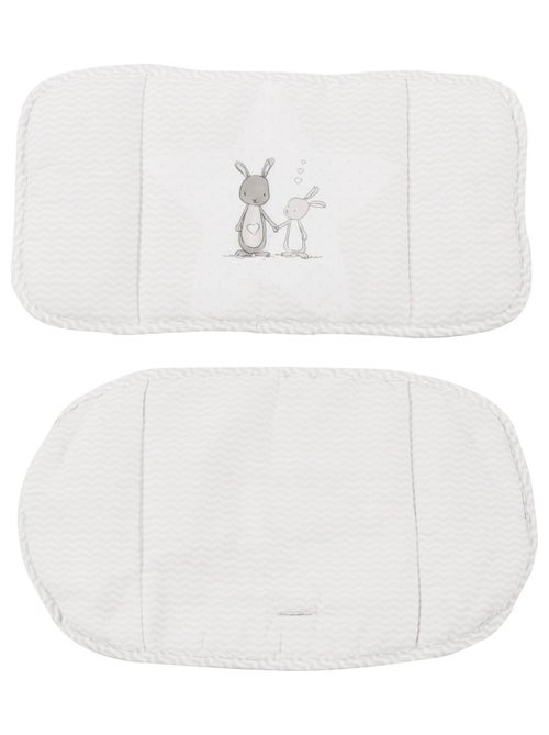 Cojín para trona evolutiva lavable en 2 piezas 'Roba fox & bunny' - Kiabi