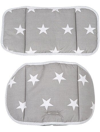 Cojín para trona evolutiva lavable en 2 piezas 'Roba little stars'