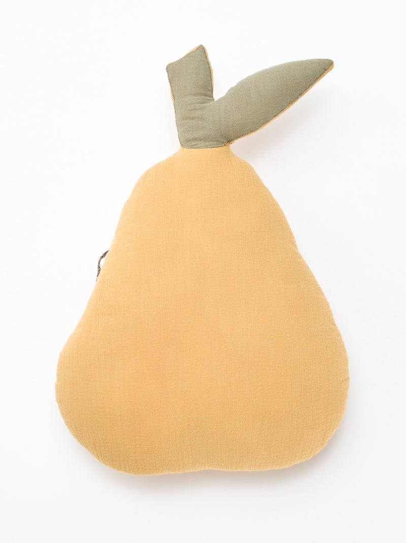 Cojín 'Pera' gasa de algodón Beige - Kiabi