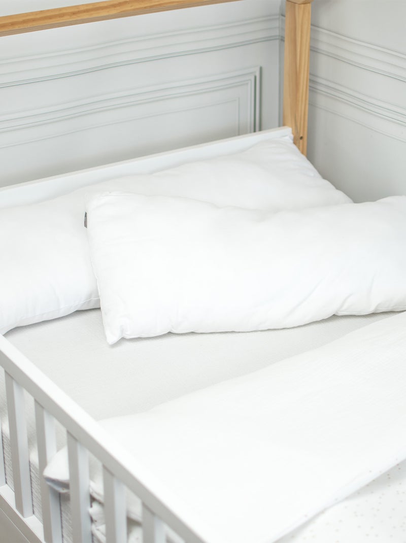 Cojín plano suave para niños – satén de algodón, fabricado en francia | SEVIRA KIDS Blanco - Kiabi