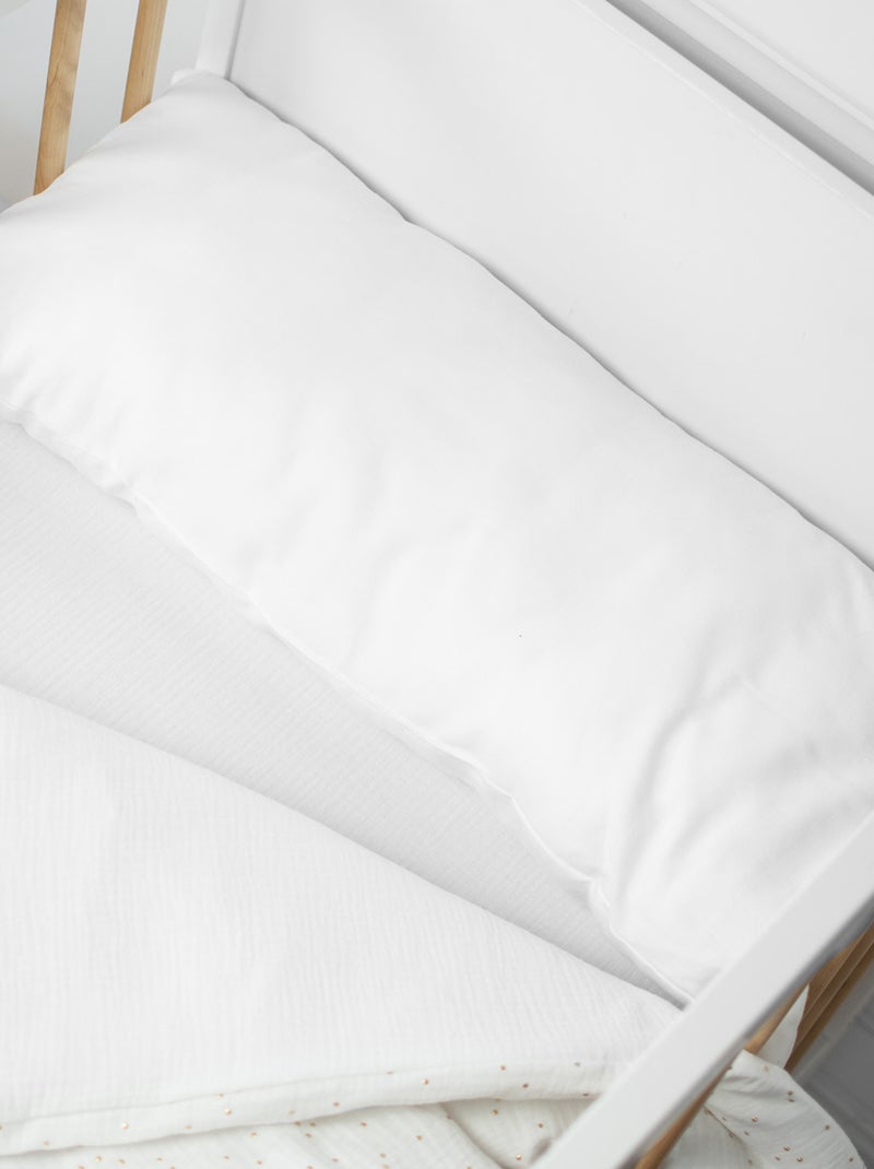 Cojín plano suave para niños – satén de algodón, fabricado en francia | SEVIRA KIDS Blanco - Kiabi