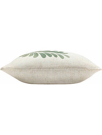 Cojín Polyline con estampado de follaje