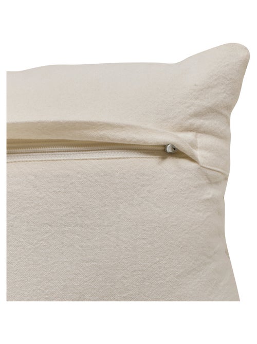 Cojín rectangular con diseño tejido - Kiabi