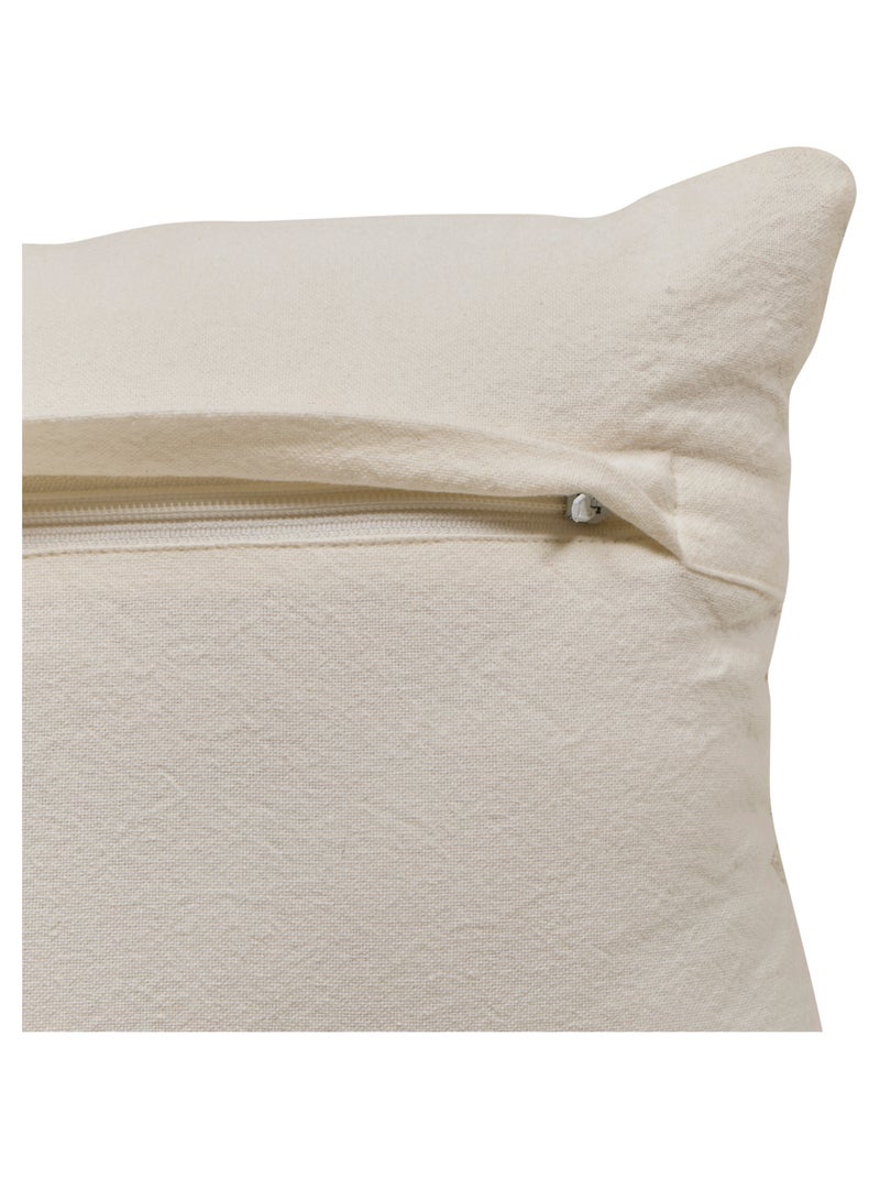 Cojín rectangular con diseño tejido Beige - Kiabi