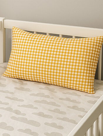 Cojín rectangular de algodón orgánico