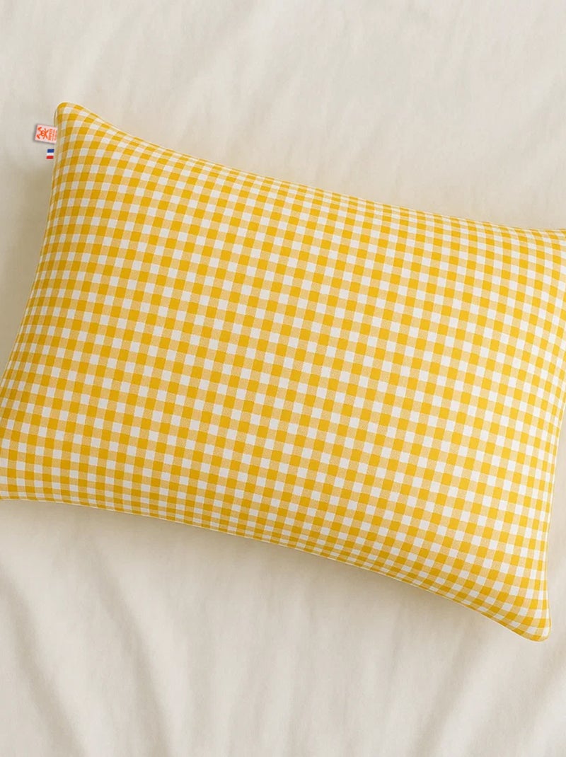 Cojín rectangular de algodón orgánico Naranja - Kiabi