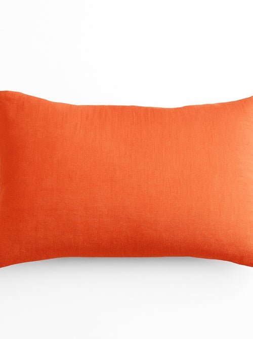 Cojín rectangular de algodón orgánico - Kiabi