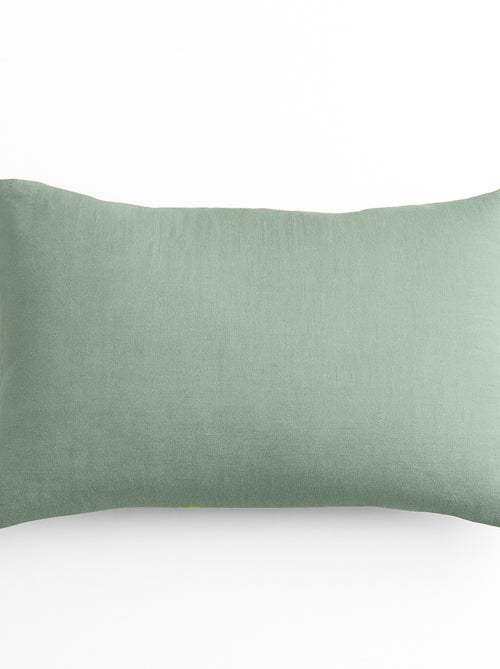 Cojín rectangular de algodón orgánico - Kiabi