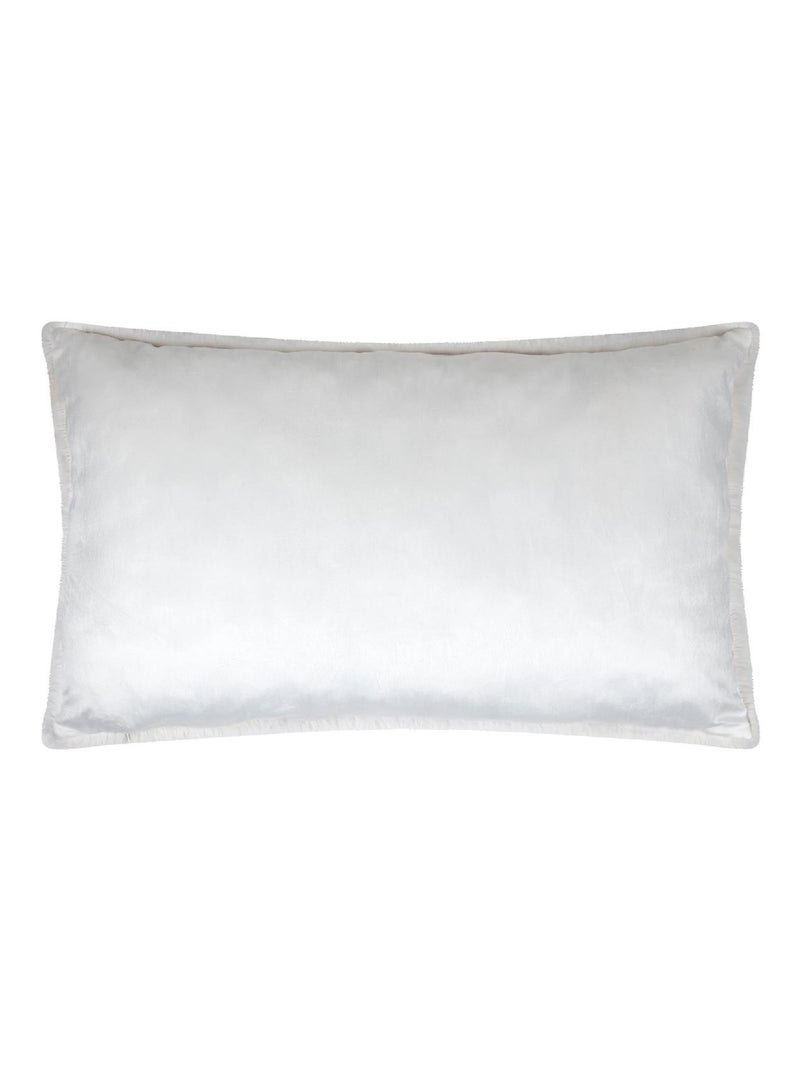 Cojín rectangular de piel sintética ultra suave Crudo - Kiabi