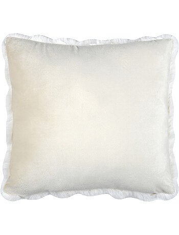 Cojín rectangular desenfundable imitación piel de animal