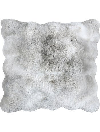 Cojín rectangular desenfundable imitación piel de animal
