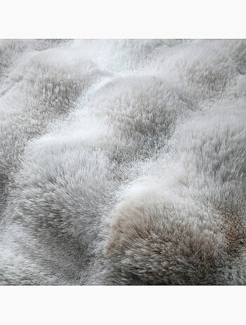 Cojín rectangular desenfundable imitación piel de animal