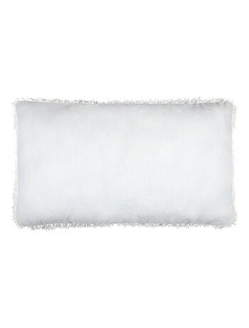 Cojín rectangular imitación piel de oveja