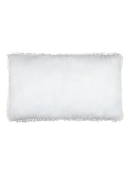 Cojín rectangular imitación piel de oveja - Kiabi Cojín rectangular imitación piel de oveja - Kiabi