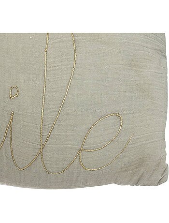 Cojín lili rosa antiguo 50x30cm