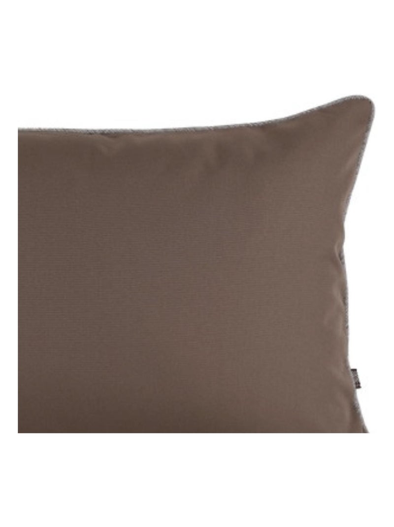 Cojín rectangular liso para exteriores Taupe - Kiabi