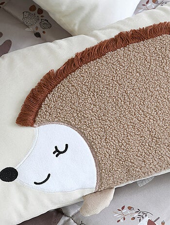 Cojín rectangular para niños erizo