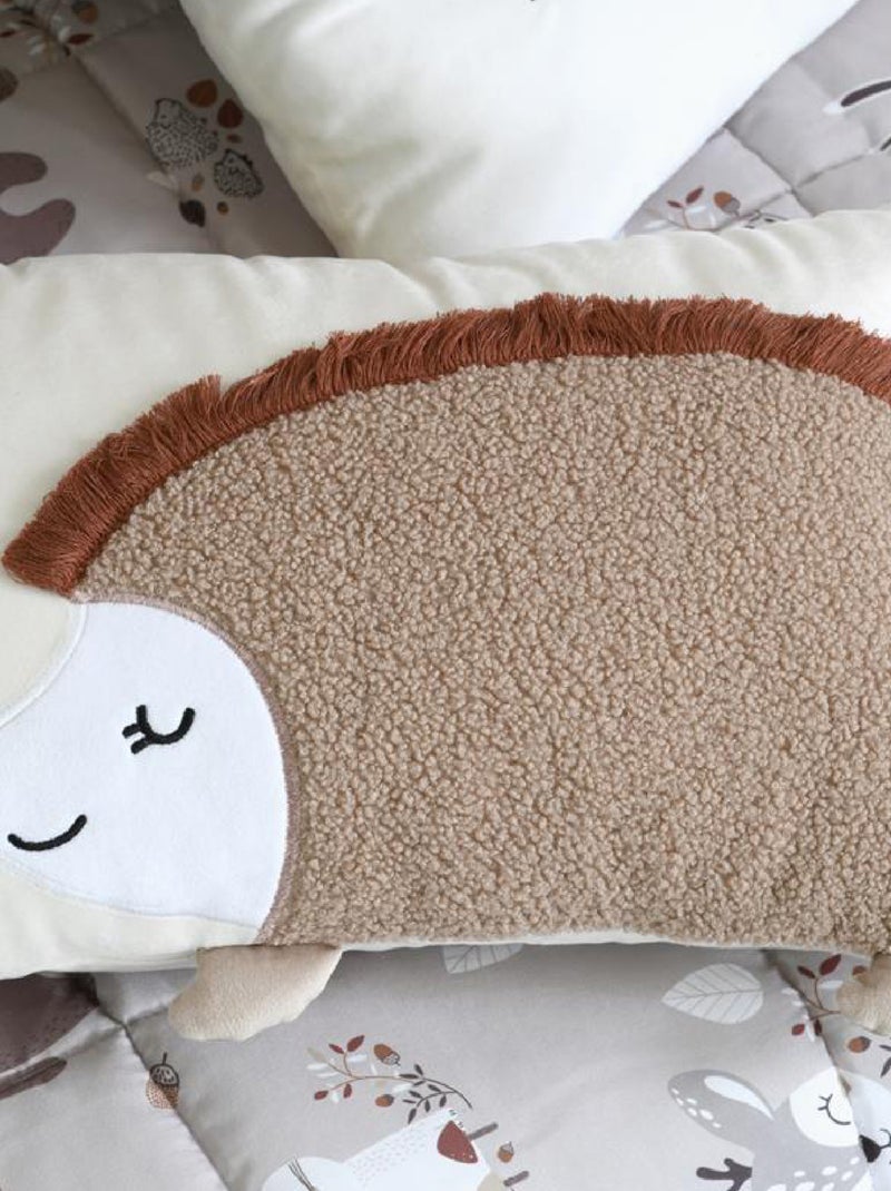 Cojín rectangular para niños erizo Beige concha - Kiabi
