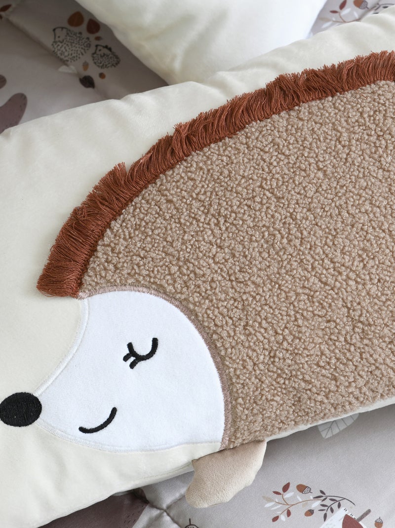 Cojín rectangular para niños erizo Beige concha - Kiabi