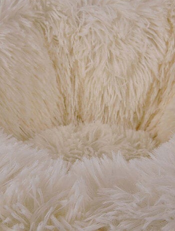 Cojín redondo y acogedor para perro y gato