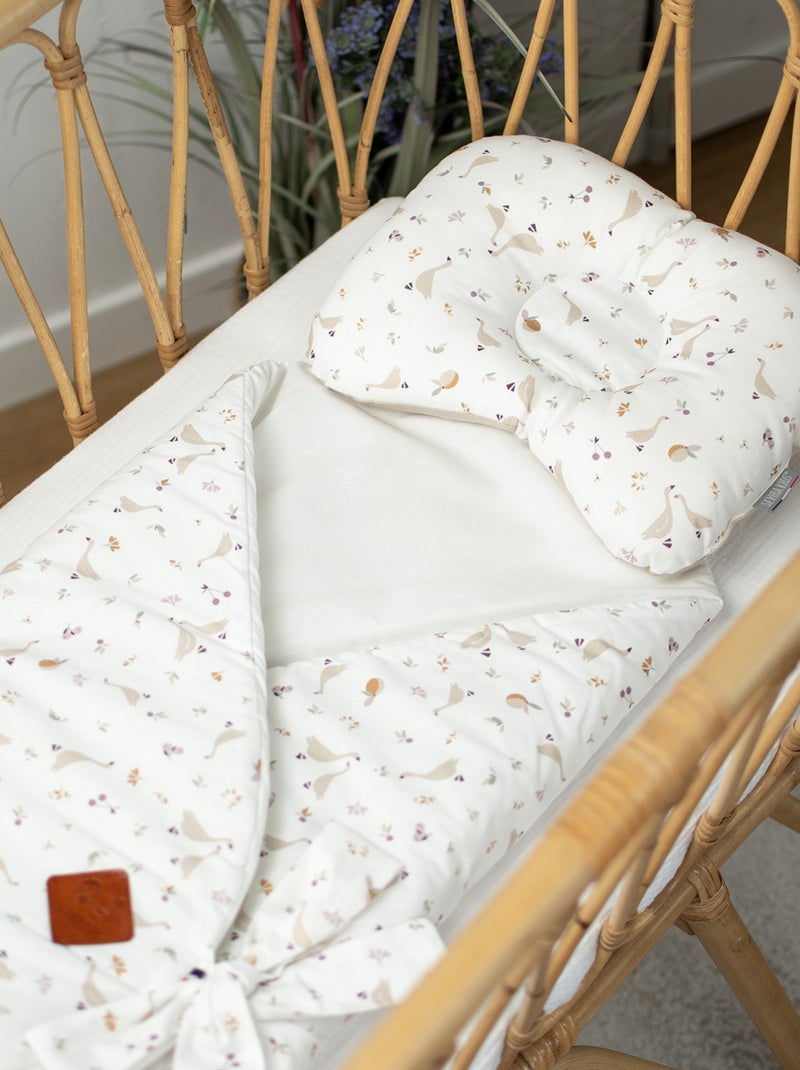 Cojín reposacabezas bebé en muselina de algodón | sevira kids Blanco - Kiabi
