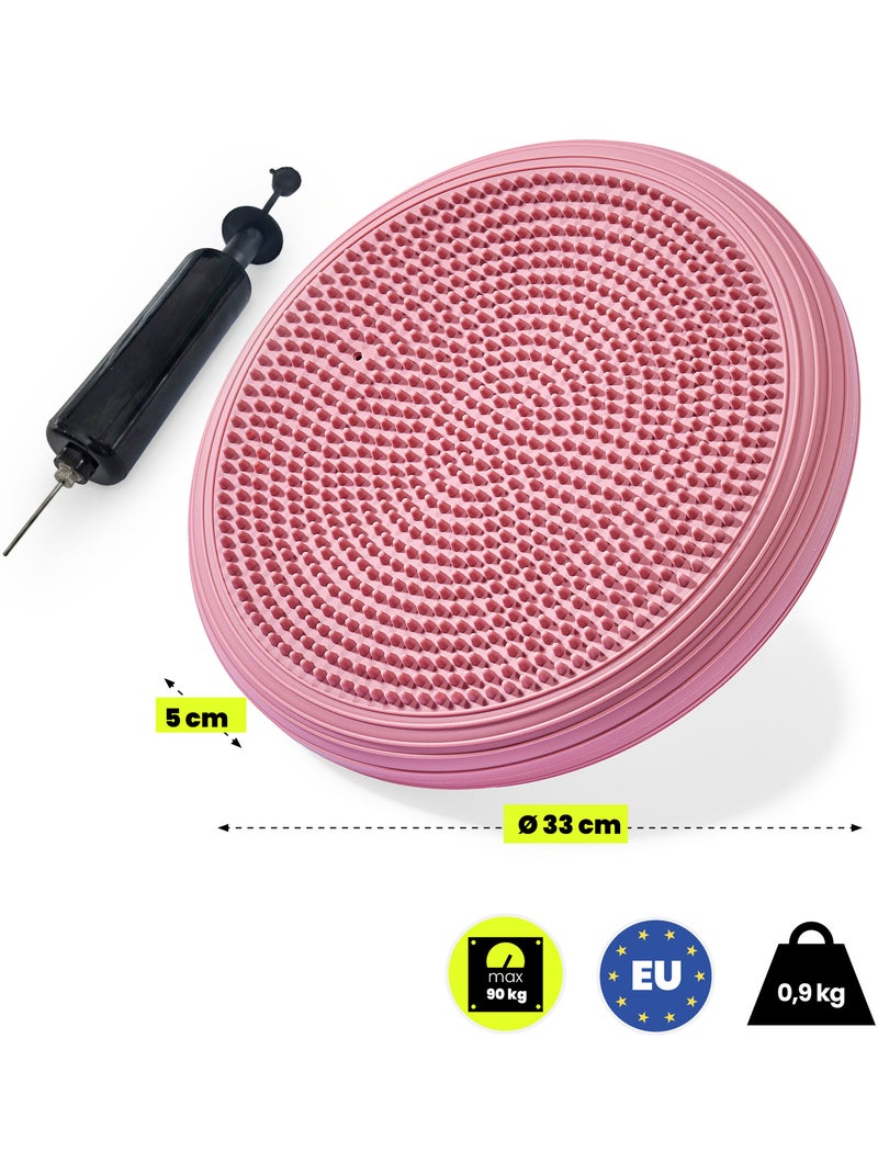 Cojín sensoriomotor hypermotion balactiv para postura y equilibrio Rosa - Kiabi