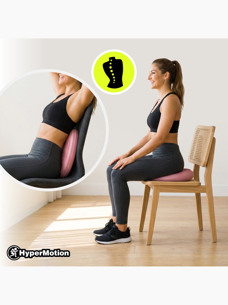 Cojín sensoriomotor hypermotion balactiv para postura y equilibrio Rosa - Kiabi