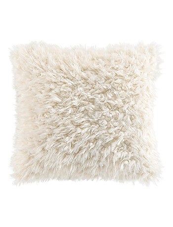 Cojín suave de imitación piel con funda extraíble