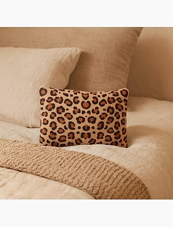 Cojín térmico con motivo de leopardo