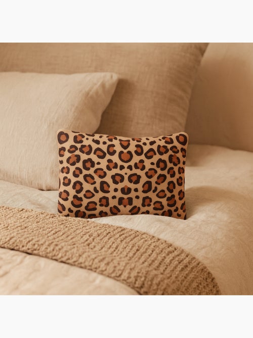 Cojín térmico con motivo de leopardo - Kiabi