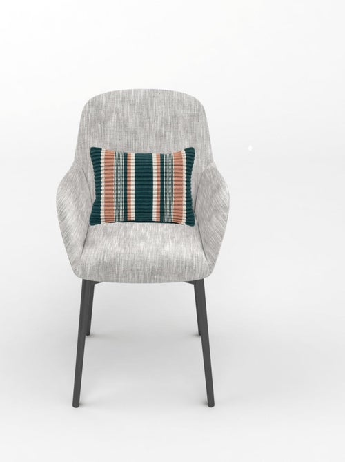 Cojín texturizado a rayas - Kiabi