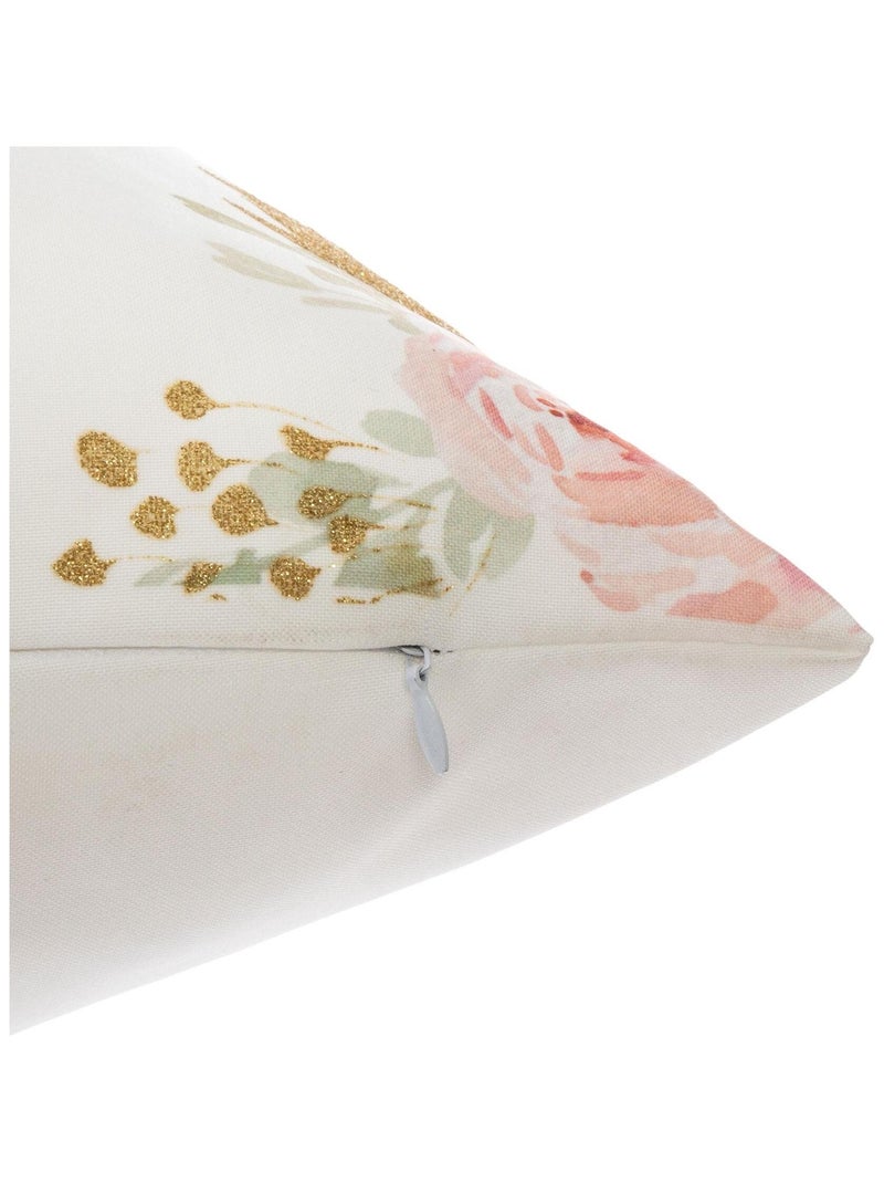 Cojín unicornio con borlas Blanco - Kiabi