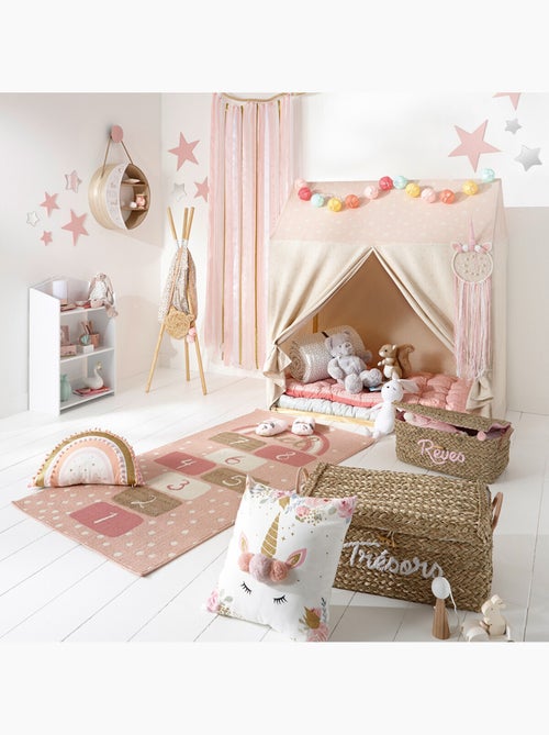 Cojín unicornio infantil 39x39cm - Kiabi Cojín unicornio infantil 39x39cm - Kiabi