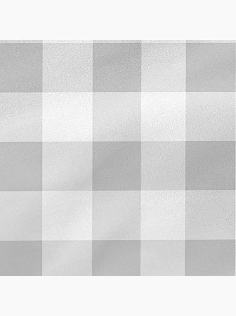 Cojín Vichy "Happyfriday" Gris - Kiabi