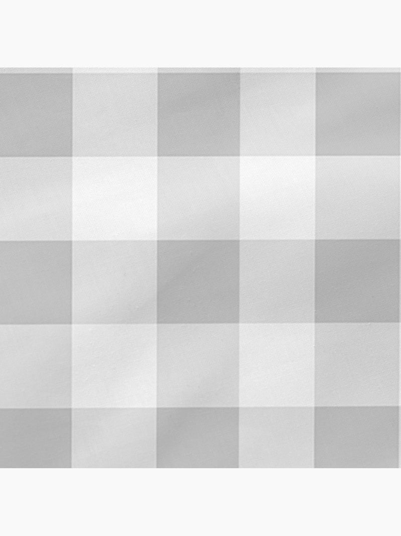 Cojín Vichy "Happyfriday" Gris - Kiabi