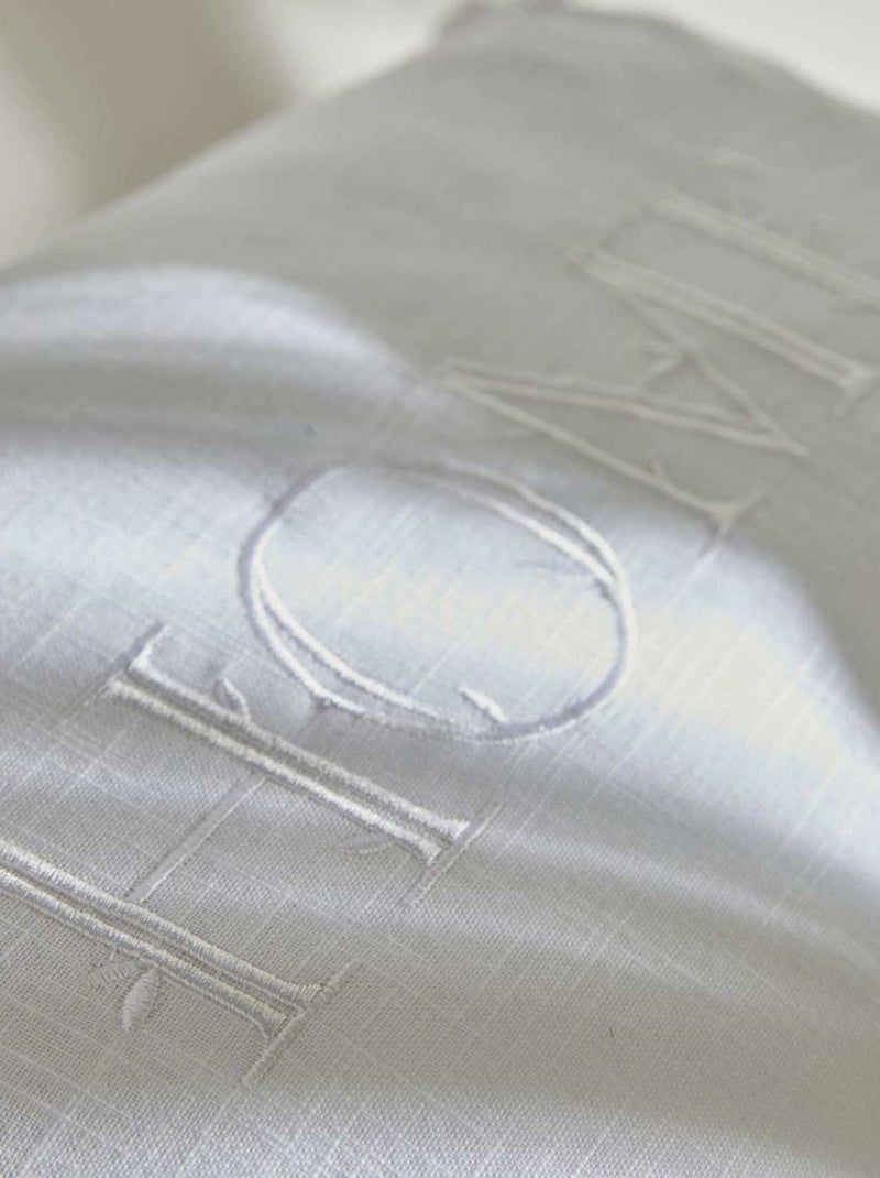 Cojines bordados blanco - Kiabi