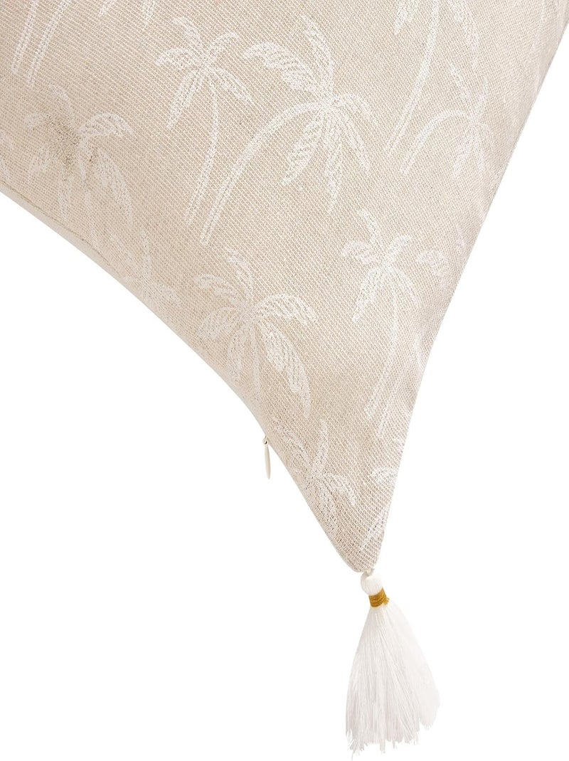 Cojines decorativos de Algodón Douceur d'Intérieur Beige - Kiabi